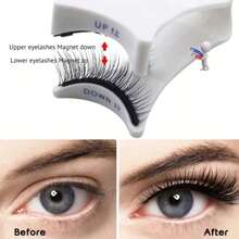 Magnetic Reusable False Eyelashes Set - Professional Eye Makeup Tools, Alcohol-Free, Fragrance-Free, Plastic Material False Eyelashes Set - Multicolor - View 10