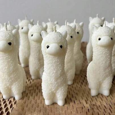3D Alpaca Silicone Candle Mold DIY Resin Mold, Suitable For Car Fragrance, Resin Casting, Gypsum, Clay Decorative Crafts