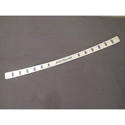 GZPLMYKJYXGSPL 2022-2026 RAV4 Stainless Steel Rear Bumper Protector, Auto Accessories, Trunk Sill Scuff Plate Protector