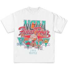 1995 NCAA Final Four Seattle Tournament Team Logo Graphic T-Shirt - White - View 1