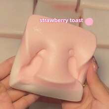 Slow Rebound Squeeze Toy, Double-Sided Mochi Texture Stress Relief Toy, Soft & Chewable Texture, Suitable For Office Desk Anxiety - Multicolor - View 1