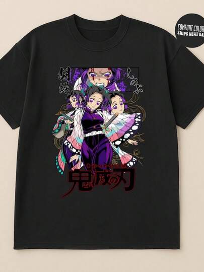 Camiseta de Shinobu de , camiseta de anime , camiseta de anime, sudadera con gráfico de anime, camiseta de anime, sudadera con capucha de anime unisex