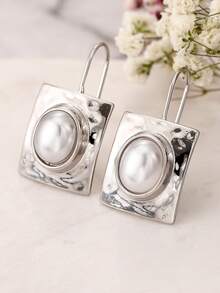 1 Pair Women's Elegant Teardrop Earrings, Suitable For Wedding, Engagement, Anniversary, Valentine's Day Gifts - 1# - View 5