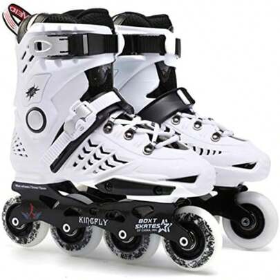 Unisex Professional Fitness Inline Skates High-Elastic PU Wheels Breathable Roller Skates For Adult Men Women Beginners Indoor Outdoor Skating