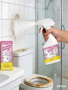 jakehoe 浴室除垢清洁喷雾，有效去除水渍、污垢和水垢，清洁浴室表面 - 固體 - 查看 2