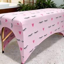 Funda Elástica para Camilla de Pestañas Profesional | Cubierta Ajustable para Cama de Estética, Spa y Lash Studio - Rosa - Ver 2