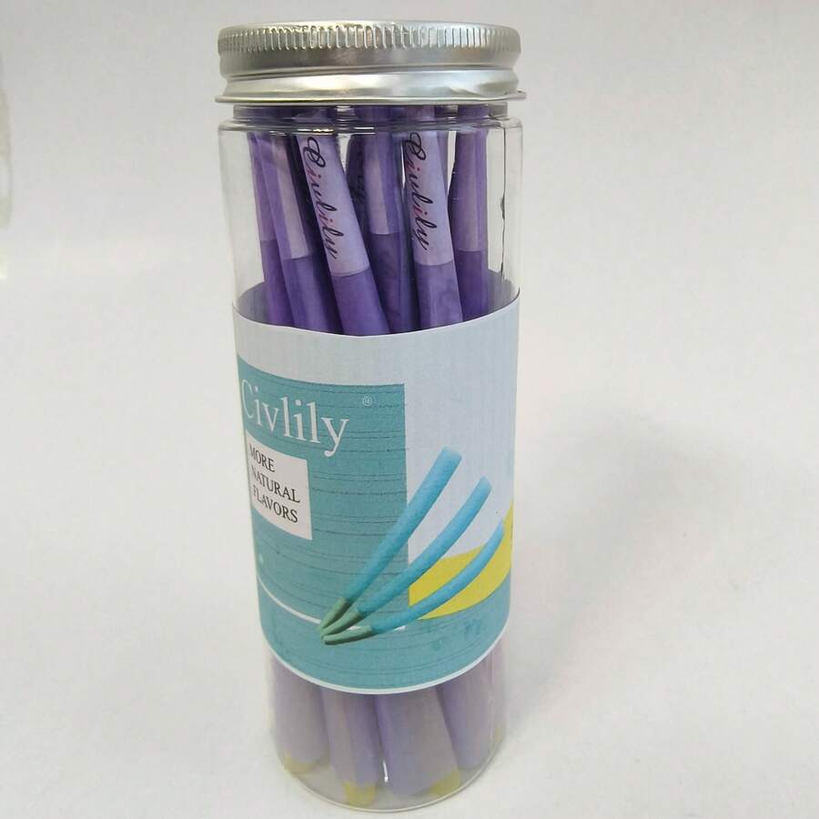 新年礼物推荐：【文明新年红包紫色桶套装，30个，10.8厘米（长）x 2.6厘米（宽）x 1.0厘米（高）】。手工制作，轻薄柔软的纸质材料。透明质感，适合派对、新年、万圣节、感恩节、复活节等场合作为礼物。方便携带，经济实用。 - 紫色 - 查看 1