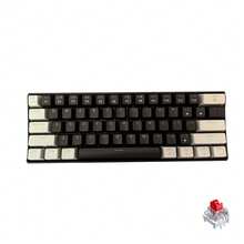 APAYADO Teclado de computadora con cable K61 Mini, teclado mecánico de juegos del 60% con interruptores azules, adecuado para mini PC, portátil, periféricos - Multicolor - Ver 14