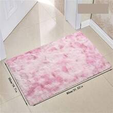 1pc Super Soft Thick Fluffy Carpet, Suitable For Living Room, Bedroom And Other Indoor Spaces, Soft Long Plush Rug, Fluffy Faux Fur Carpet, Home Decor, Pet Friendly, Ideal For Bedroom, Living Room, Nursery Decoration. - Pink - View 14