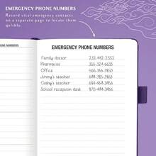 Legend Planner Address Book With Alphabetical Tabs –Telephone Contacts Book For Phone NFUmbersss, Addresses, Passwords, Medium (Purple) - 紫色 - 查看 5