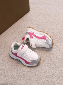 1双儿童运动鞋，魔术贴设计，方便穿脱，儿童多功能休闲运动鞋 - 粉色 - 查看 5