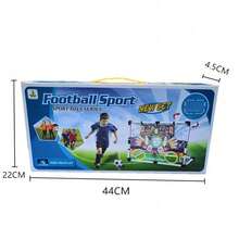 88cm Portable Football Target Soccer Shooting Practice Goal Net - Black and White - View 9