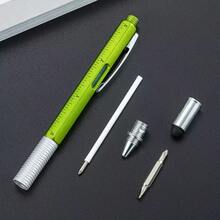 6-In-1 Multifunctional Metal Pen Tool With Ruler, Screwdriver, Stylus, Ballpoint Pen - Rectangle - View 6