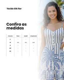 Short, Flowy Tropical Dress For The Beach, Carnival, And Travel, With Adjustable Straps. - 白色條紋藍色 - 查看 3