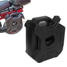5L 1.3 Gallon Gas Can Fuel Oil Petrol Storage Cans Black Emergency Backup Tank for Car Motorcycle UTV ATV Dirt Bike With Bracket - Bidones para almacenar aceite y gasolina - Ver 5