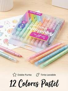 Markers - 12 Colors/set - View 2