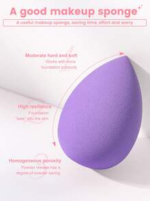 12PCS Makeup Tools Set Including:3PCS Makeup Sponges+3PCS Mini Makeup Sponges+6PCS Mini Air Cushion Powder Puffs - Multicolor - View 9