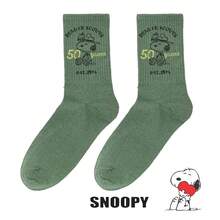 SNOOPY 史努比 1/5 双装袜子，男女舒适柔软运动袜，四季皆宜，史努比创意卡通图案时尚百搭柔软舒适袜子 - 彩色 - 查看 8