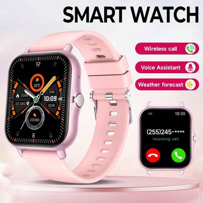 SIMSONLAB 2026 New 1.83" HD Full Touch Screen Smartwatch, Unisex, Supports Calling, Pedometer, Calorie Counting, Multiple Sports Modes, Message & Call Notifications, Multi-Functional Smart Watch, Suitable For Sports