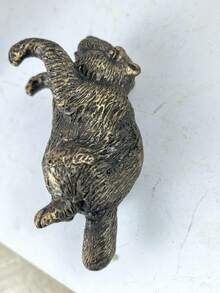 1 chậu cây treo hình chuột hamster bằng đồng cổ điển dễ thương, đồ trang trí sân vườn, trang trí vườn mùa xuân, đồ thủ công làm từ nhựa. - Chậu hoa treo hình chuột hamster - Xem 8
