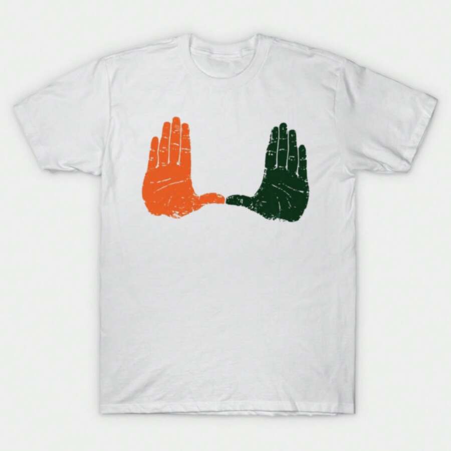 Miami-Hurricanes T-Shirt - Blanco - Ver 1