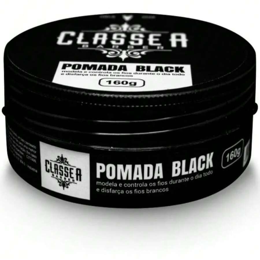 Class A Pomade Conceals Gray Hairs Product For Gray Hair BARBERS, STYLING PASTE, STYLING CREAM, STYLING WAX, GEL, WEB, MATTE, GRAPE, WEB, CARAMEL, WATERMELON, GREEN APPLE - 黑色的 - 查看 1