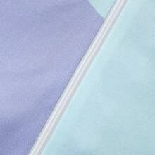 1 pieza Saco de dormir ligero y suelto con estampado de elefante para bebé recién nacido, 0.5 TOG, retardante de llama con doble cepillado de 180g, adecuado para un mejor descanso de los bebés, primavera/verano - Púrpura malva - Ver 6