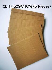 20 cajas de cartón, tamaño grande 13x8.5x7.5cm, tamaño pequeño 12.5x8x4cm, paquetes de envío de papel corrugado, cajas de embalaje para regalo sorpresa, cajas de envío para pequeños negocios - Marrón - Ver 16