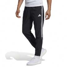 Adidas Men's Soccer Training Trousers With Tapered Legs And Slim-Fit Design - Black - View 2