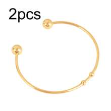 2件套可调节不锈钢手镯，DIY珠宝制作材料 - 2件#手鐲 - 查看 14