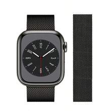 适用于 Ultra3/2 49mm、11/10/9/8/7 以及 SE2 46mm、45mm、41mm、44mm、40mm 的金属米兰尼斯表带，磁吸式表带，可替换表带 - 彩色 - 查看 17