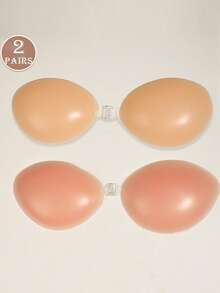 Sujetador invisible para mujer adecuado para vestido de novia/vestido de gala - Albaricoque - Ver 34