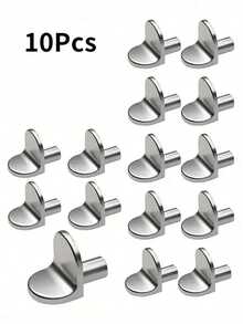 10pcs Metal Shelf Support Pegs - Easy Install Cabinet Shelf Brackets For Kitchen, Wardrobe, Closet, Bookshelf - Versatile Shelving Hardware Anchors - Nhiều màu - Xem 7