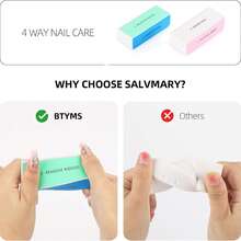 4 Way Nail Buffers Blocks For Natural Nails, Nail Polishing Block Buffing Block Nail Files, Shape And Shine Nail Tool - Many Sides - View 6