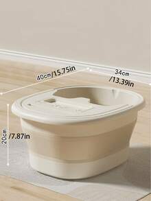 Foldable Portable Home Foot Spa Tub, Deep Soak Leg Tub With Massage Beads, No Installation Required, Easy Storage, Lightweight And Space-Saving, Home & Travel Dual-Use, Relieve Fatigue And Promote Blood Circulation. Mother's Day Gift - Multicolor - View 15