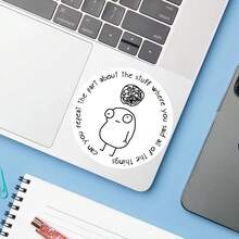 1PC ADHD Brain Sticker, Can You Repeat That Laptop Decal, Neurodivergent Vinyl, Mental Health Humor Gift, Waterproof Peel & Stick Water Bottle Sticker, Durable Focus Reminder Tumbler Decal - S1852 - View 5