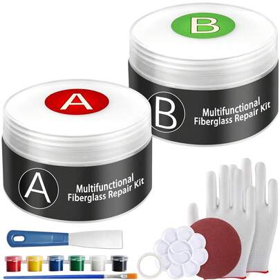 Marine Fiberglass Repair Kit With Epoxy Filler