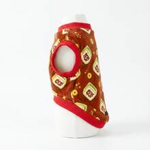 1件宠物狗背心，中国新年麻将印花无袖宠物上衣，适合小型/中型犬猫，中国新年节日宠物服装，中国新年礼物 - 紅色 - 查看 10
