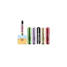 Portable Mini Perfume Atomizer Bottle, Atomizer Perfume Spray, Scent Pump Case, Refillable Travel (5ml, 5 Pack) (Purple, Gold, Gre1en, Red, Black) - Purple - 查看 1
