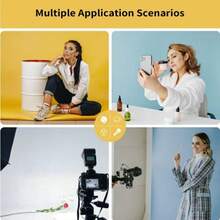 Adjustable Photography Background Support Stand Photo Backdrop Crossbar Kit 2*3m - Black - View 5