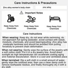 New Fashionable Acrylic Body Chain For Women, European And American Style Hollow Teardrop Rhinestone Chest Chain Necklace - Multicolor - View 7