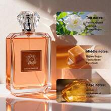 3.4fl Oz Eau De Parfum Spray, Vanilla Perfume For Women Long Lasting,Air Freshening ,Perfect For Dating, Daily Life, Parties, Gift Giving - Vanilla Orchid/Jasmine/Sugar - 查看 2