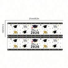 10/30/50 Pcs Graduation Party Water Bottle Stickers, Class Of 2026 Water Bottle Graduation Wrappers - Multicolor - View 7