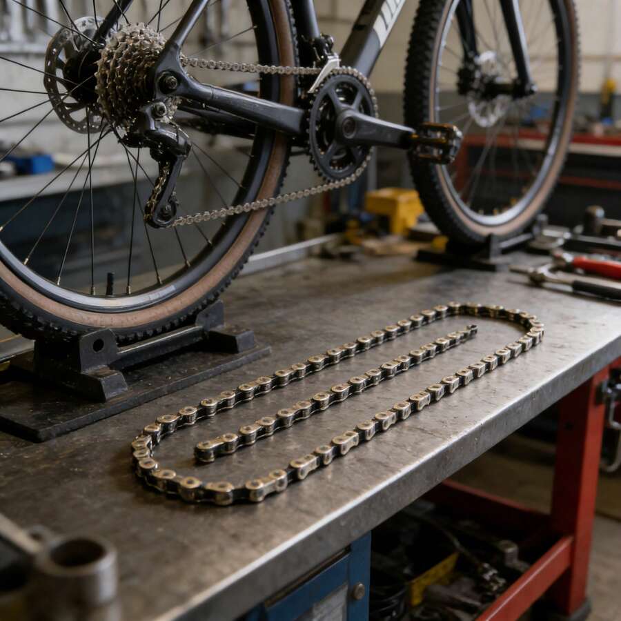 Speed Chargeable Chain Bike Cycling Chain For Road Bike (18‑24 Speed) - A - View 1