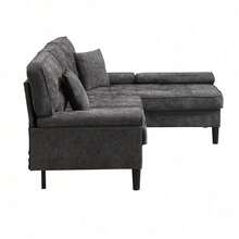 Sofas & Couches - Antique Grey + Foam + Foam + 3 Seat - View 11