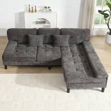 Sofas & Couches - Antique Grey + Foam + Foam + 3 Seat - View 10