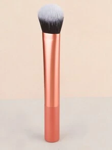 1支RT迷你散粉腮红刷，旅行必备。可用于定妆粉、粉底和腮红。这款面部化妆刷采用合成纤维制成，配有透明高光盖，不刺激皮肤。赠品 - 彩色 - 查看 12