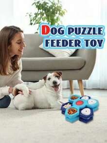 2/3/4 Tier Rotating Pet Dog Bowl, Cat Dog Multi-Layer Feeding Dish Interactive Puzzle Game Anti-Choke Bowl, Pet Supplies, Light Blue, Dark Blue, Ideal Dog Gift - 10ml - View 8