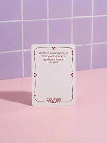 Joivida 3pcs Conversation Games For Couples English Cards, Valentine's Day Gifts For Perfect Date Night, Enhance Exploration And Deepen Your Connection With Your Partner, Enjoyable Games, A Fun Game Night - Multicolor - View 3