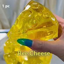 2026新款 - 1件蜂蜜芝士“拉丝”纹理艺术模型，慢回弹超柔软放松雕塑，成人缓解焦虑和集中注意力工具，创意甜点主题礼物 - 完美礼物 - 生日礼物 - 男孩礼物 - 女孩礼物 - 复活节礼物 - 情人节礼物 - 彩色 - 查看 10